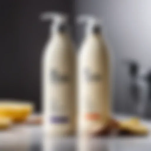 Vita Milk Shampoo Bottle Display