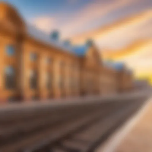 Historical overview of Voskresensk station showcasing its architectural significance.