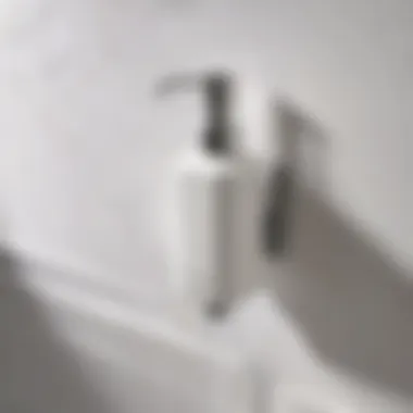 Installation process of a wall-mounted soap dispenser