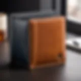 Elegant wallet showcasing premium materials