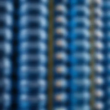 Water bottles stacked at a local supplier